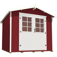 301x235cm Gerätehaus schwedenrot