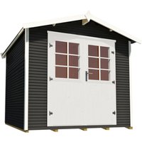 301x295cm Gerätehaus anthrazit