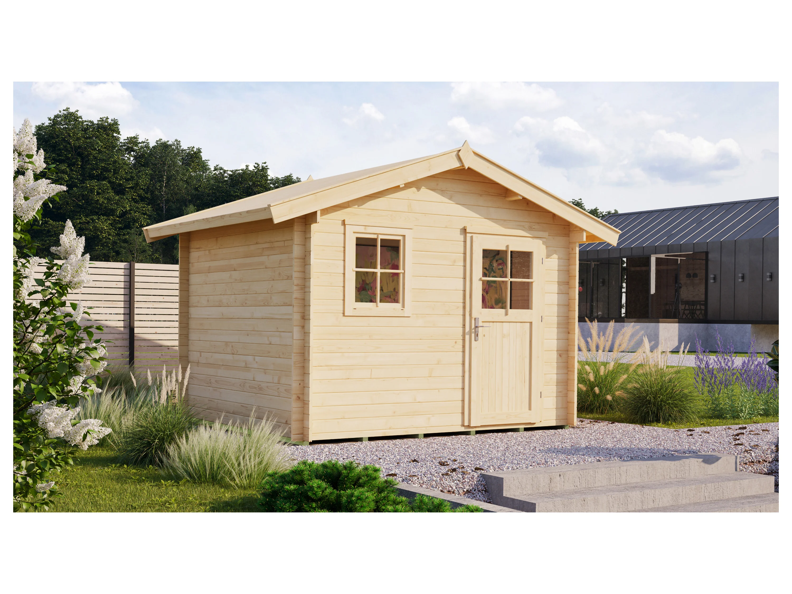 WEKA Gartenhaus »Blumberg 107« (2, Natur) – Bild 2 von 4