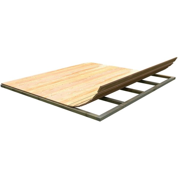weka Gartenhaus-Fußboden, BxT:300x300 cm, für Gartenhäuser