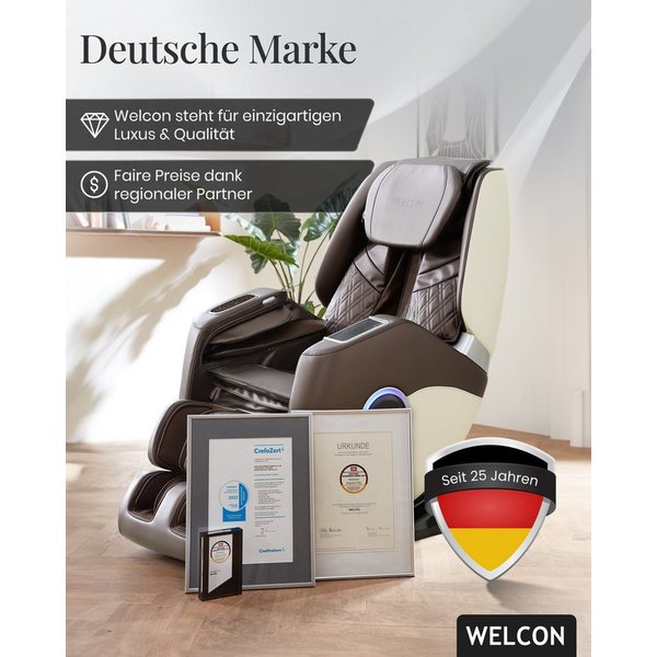 WELCON Massagesessel Massagesessel EASYRELAXX PLUS, Heizung, Ganzkörpermassage, mit Relaxfunktion