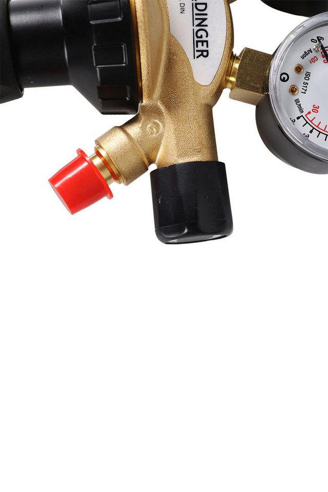 WELDINGER Druckminderer PRO Druckminderer Messing für Schutzgas Argon-/ CO2-Mehrwegflaschen – Bild 4 von 5
