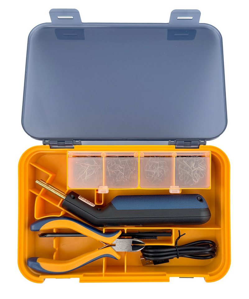 WELDINGER Elektroschweißgerät Akku-Kunststoffschweißgerät KSG-1 550°C Zubehör Transportbox (USB-C), schnelle Aufheizzeit – Bild 4 von 5