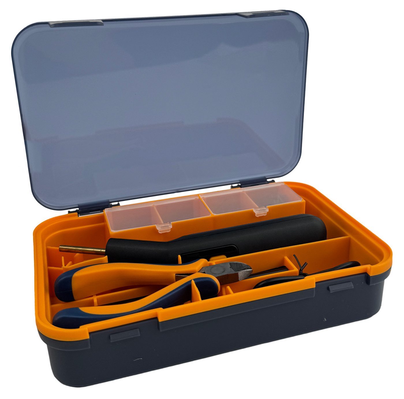 WELDINGER Elektroschweißgerät Akku-Kunststoffschweißgerät KSG-1 550°C Zubehör Transportbox (USB-C), schnelle Aufheizzeit – Bild 5 von 5