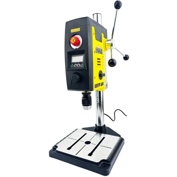 WELDINGER Tischbohrmaschine Tischbohrmaschine TB-2500 electronic 200-2500 U/min 800 W Laserfokus, 230 V V, max. 2500 U/min