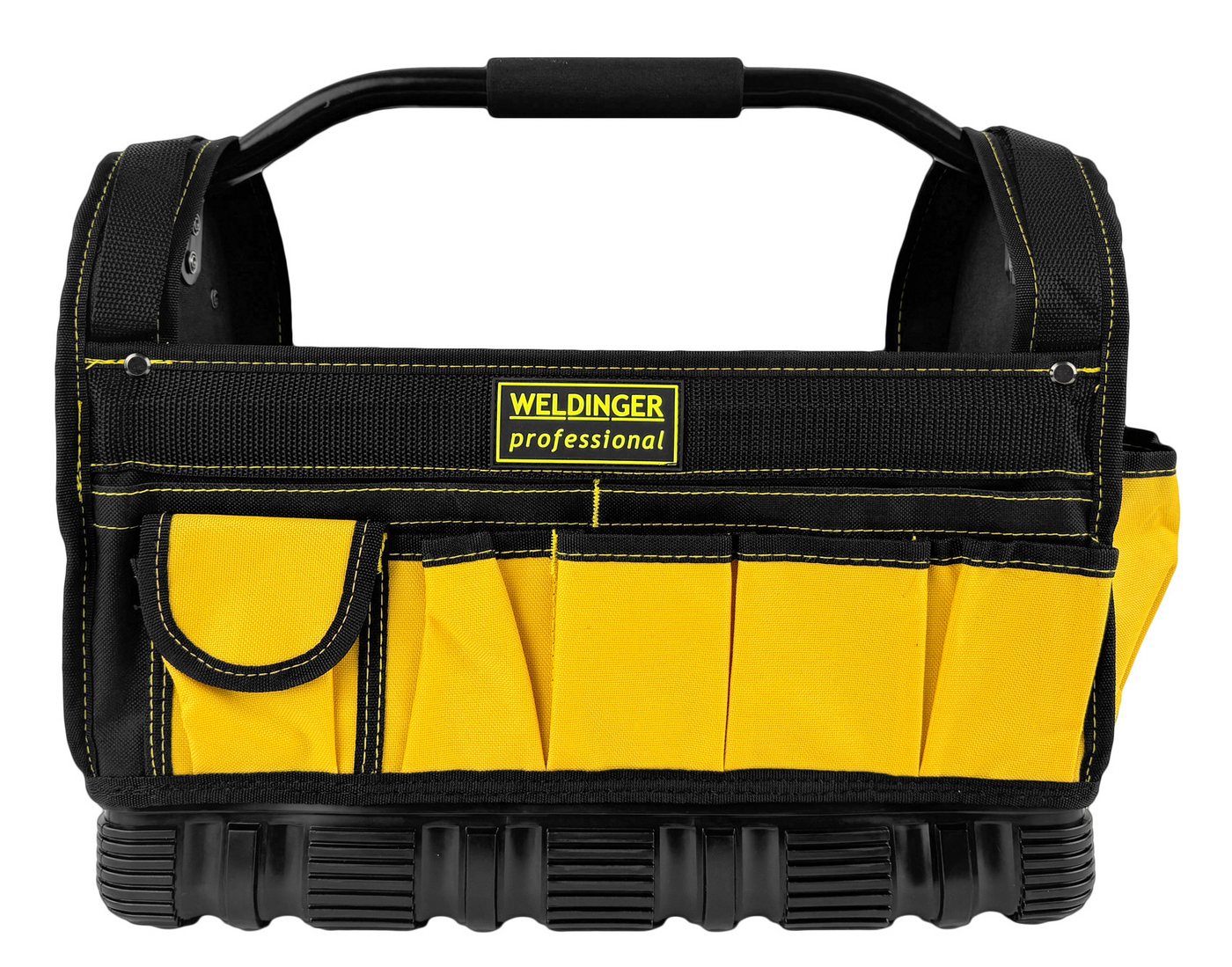 WELDINGER Werkzeugtasche Werkzeugtasche Hard Base Rohrgriff Schultergurt Funktionstaschen, oben liegende Klettlaschen für Langwerkzeuge – Bild 2 von 5