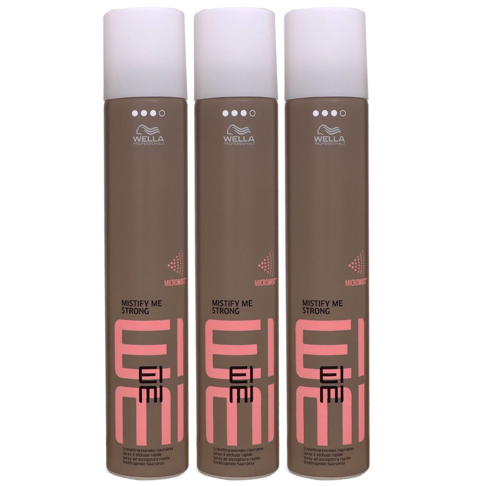 Wella Eimi Mistify Me strong 3 x 500 ml Haarspray Set