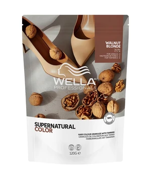 Wella Professionals Supernatural Color 7/71 Walnut Blonde Professionelle Haarfarbe · 120 g · Braun