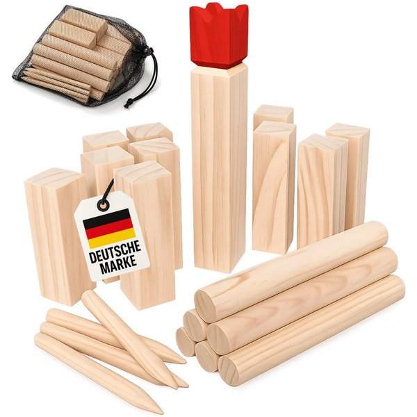 Wellgro Kubb Spiel Spielbausteine
