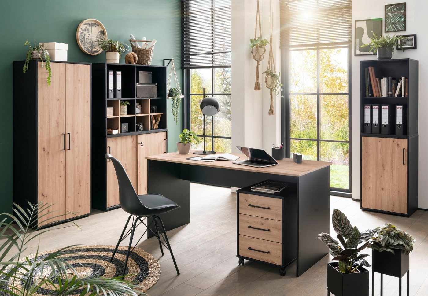 welltime Aktenschrank Aino, Aktenschrank, Made in Germany, B: 100,1 cm Solide Verarbeitung - Dieses Produkt ist in Deutschland gefertigt – Bild 2 von 5