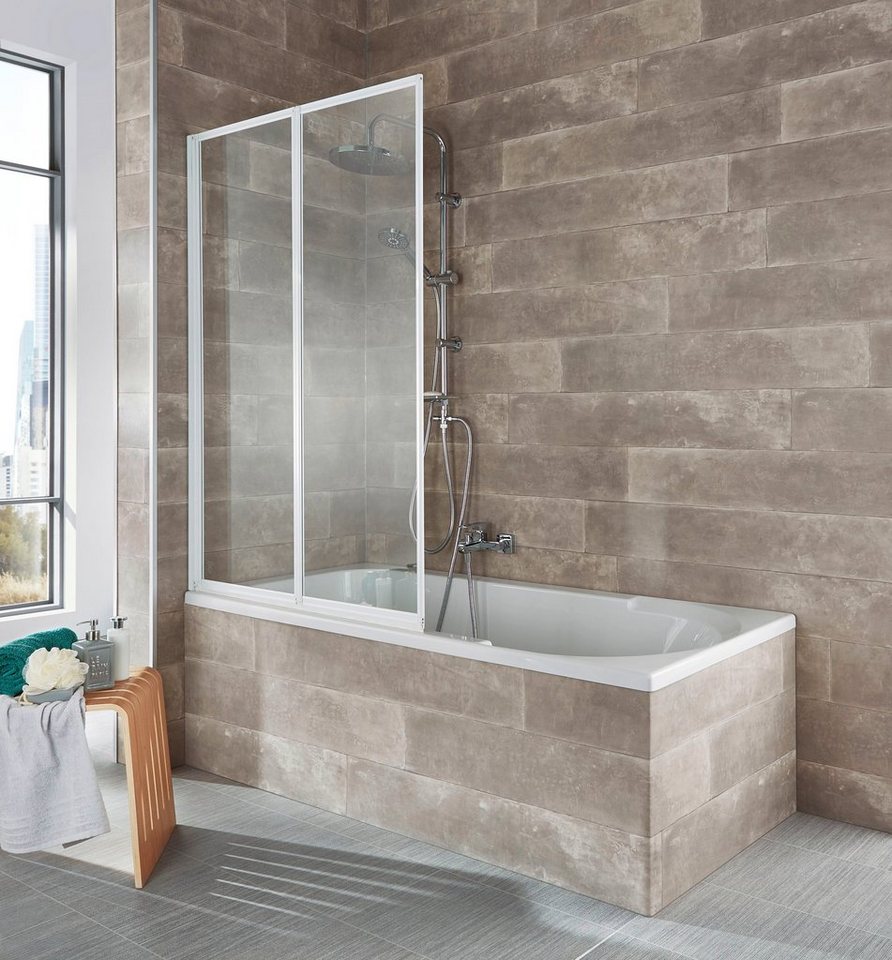 welltime Badewannenaufsatz Nassau, Einscheibensicherheitsglas, (2 tlg), Komplett zusammenfaltbar – Bild 4 von 5