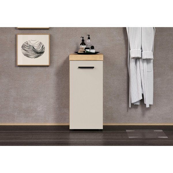 welltime Badkommode Isera (1 St), Unterschrank mit 1 Tür und 1 Einlegeboden – (B/T/H) 36/31/81 cm