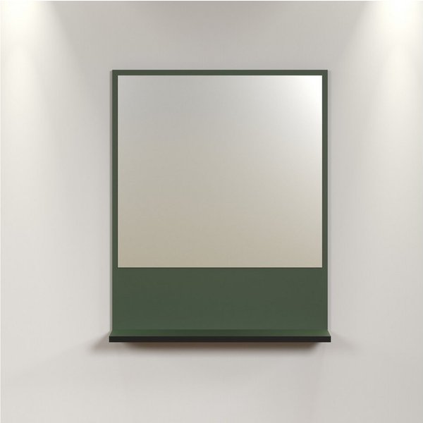 welltime Badspiegel Amrum, Wandspiegel mit Ablage - (B/T/H) wahlweise 60 bis 80/14/74 cm
