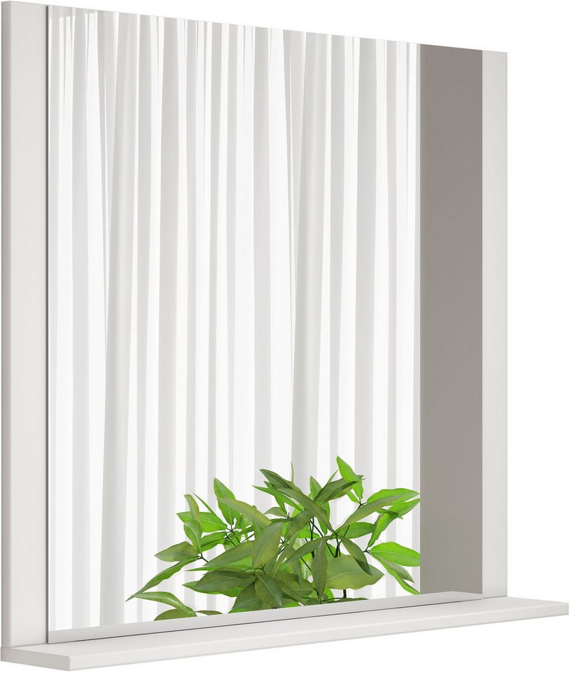 welltime Badspiegel AMSTERDAM, in zwei Breiten 60cm, 80cm mit praktischer Ablagefläche – Bild 5 von 5