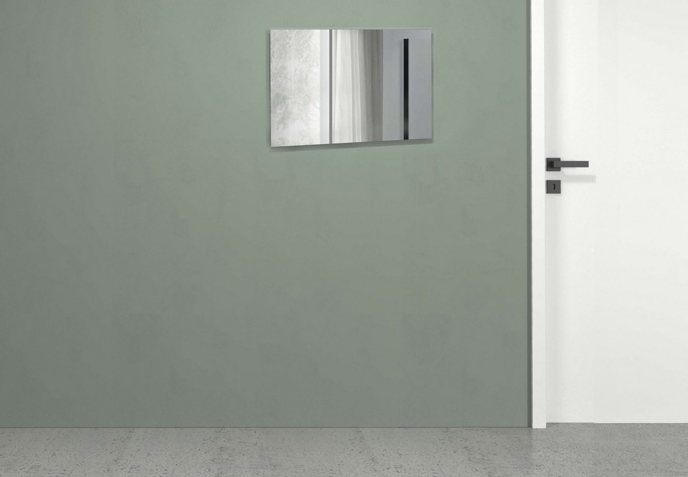 welltime Badspiegel Vela, Spiegel in zwei Breiten 55 und 75 cm (1-St), Breite 55 cm-Passend zur Serie Vela – Bild 5 von 5