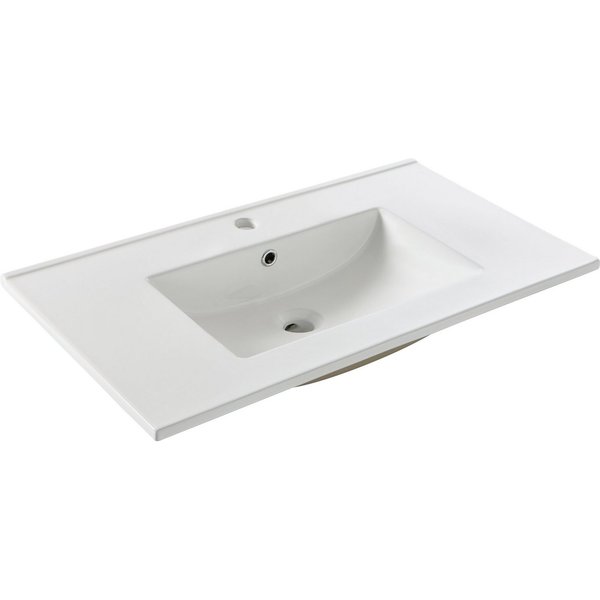 welltime Einbauwaschbecken Trento, Mit Nano Glasur in 61,81,101cm erhältlich.