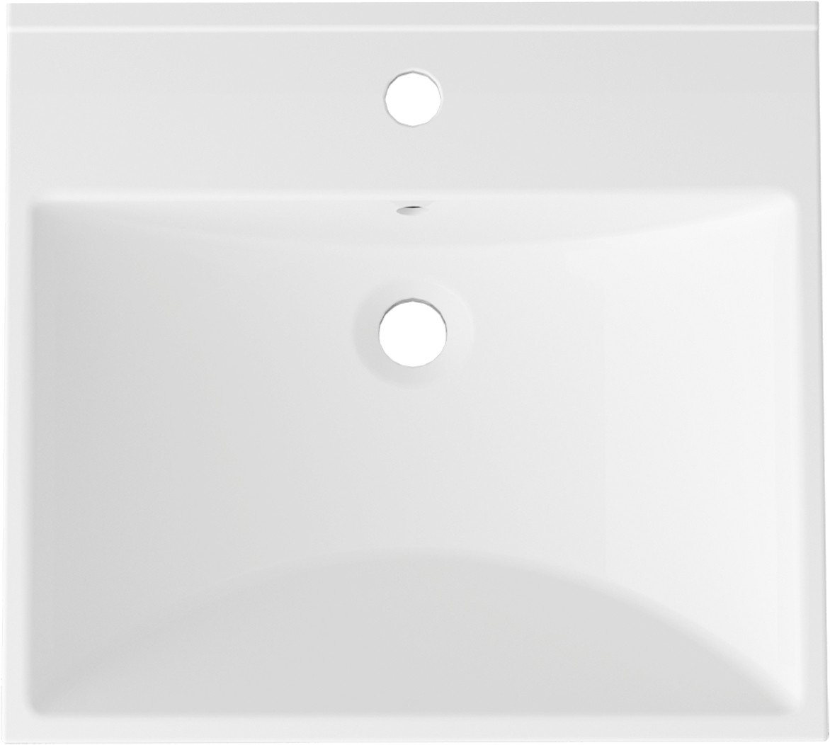 welltime Einbauwaschbecken Trento Deluxe, Mit Nano Glasur in 51,61,81,101 und 121cm erhältlich. – Bild 2 von 5