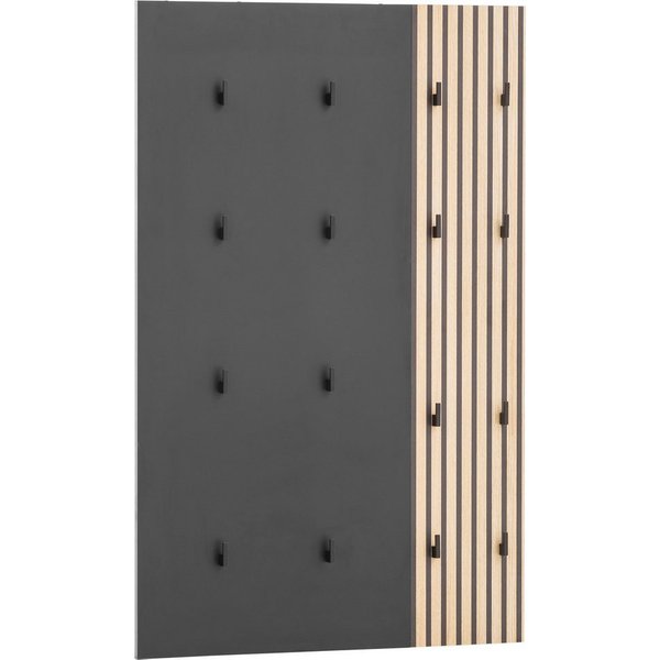 welltime Garderobenpaneel Alexa, Hakenpaneel, Made in Germany, B: 73,5 cm, Solide Verarbeitung - Dieses Produkt ist in Deutschland gefertigt