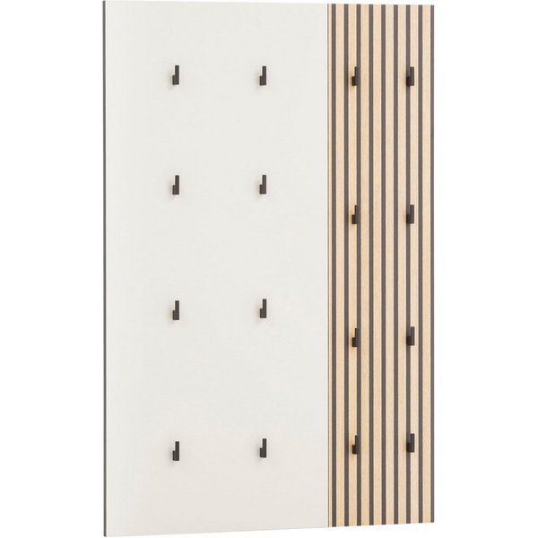 welltime Garderobenpaneel Alexa, Hakenpaneel, Made in Germany, B: 73,5 cm, Solide Verarbeitung - Dieses Produkt ist in Deutschland gefertigt