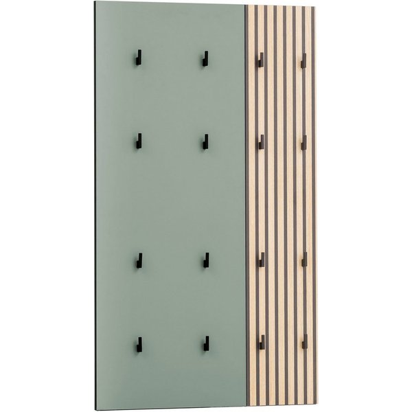 welltime Garderobenpaneel Alexa, Hakenpaneel, Made in Germany, B: 73,5 cm, Solide Verarbeitung - Dieses Produkt ist in Deutschland gefertigt