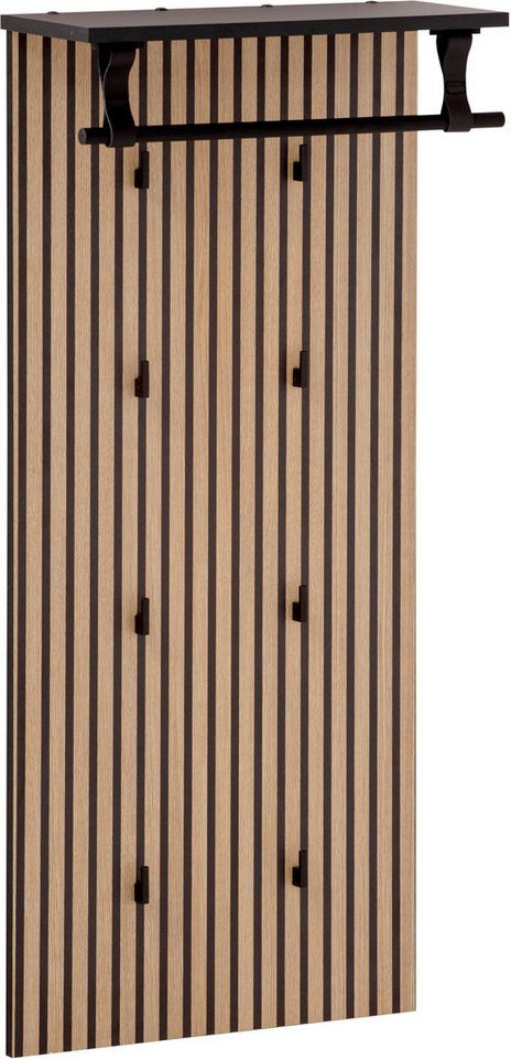 welltime Garderobenpaneel Hank, Garderobenpaneel, Made in Germany, B: 50 cm, Solide Verarbeitung - Dieses Produkt ist in Deutschland gefertigt – Bild 3 von 5
