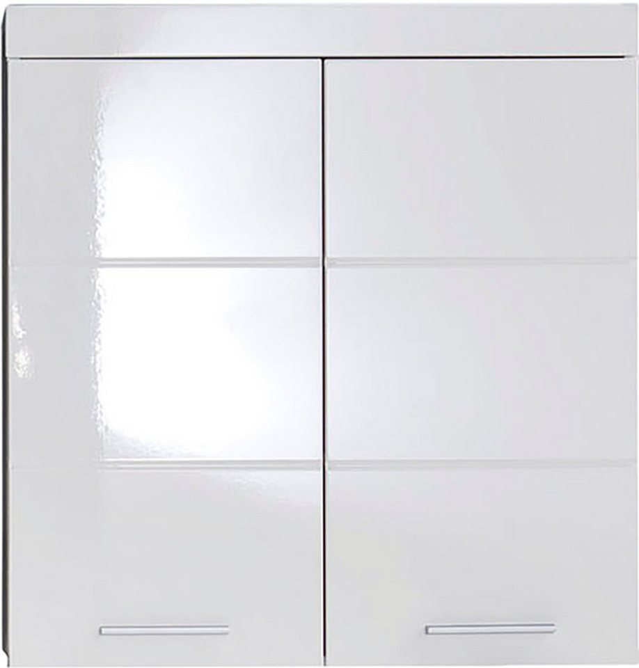 welltime Hängeschrank Avena Badschrank breit mit verstellbaren Böden - Maße (B/T/H) 73/23/77 cm – Bild 5 von 5