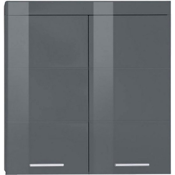 welltime Hängeschrank Avena Badschrank breit mit verstellbaren Böden - Maße (B/T/H) 73/23/77 cm
