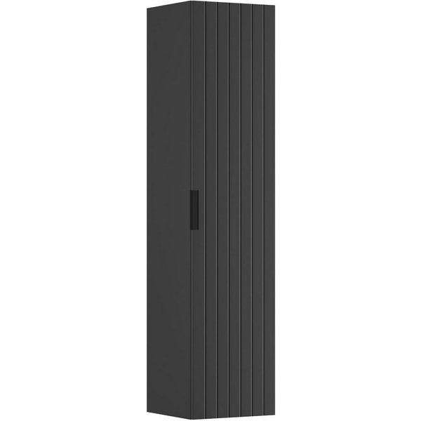 welltime Hängeschrank HARMONY rechts/links montierbar, Breite 32 cm, modernes Design Schrank mit 3 Einlegeböden, Soft-Close-Function, Paneeloptik