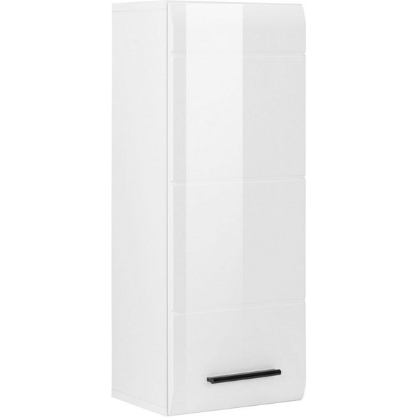 welltime Hängeschrank Sovana Badezimmerschrank mit 2 Fächern in Weiß - (B/T/H) 30/24/77 cm