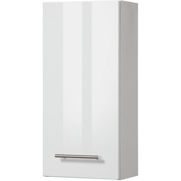 welltime Hängeschrank Trento, verschiedene Ausführungen und Farben Badmöbel, Breite 30 cm, 1 Tür, 2 Einlegeböden, Made in Germany