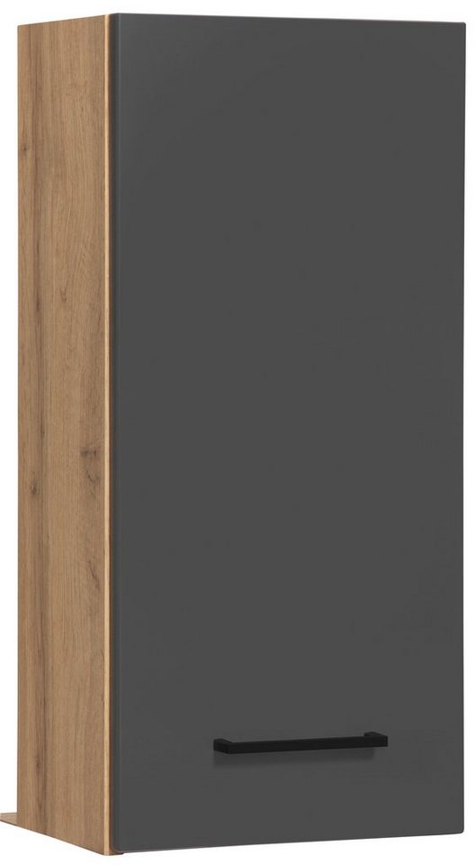 welltime Hängeschrank Trento, verschiedene Ausführungen und Farben Badmöbel, Breite 30 cm, 1 Tür, 2 Einlegeböden, Made in Germany – Bild 3 von 5