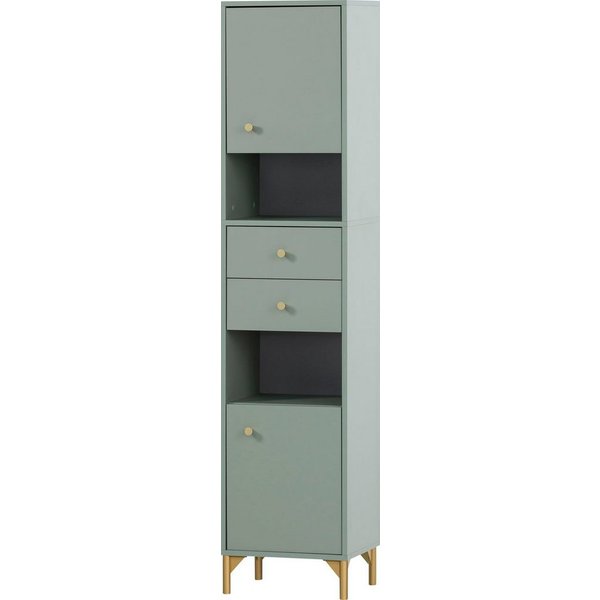 welltime Hochschrank Ando, Hochschrank, Made in Germany, B: 40,3 cm Solide Verarbeitung - Dieses Produkt ist in Deutschland gefertigt