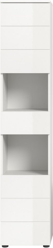 welltime Hochschrank BIEL, Höhe 190 cm, 2 Türen, 1 Schubkasten (1-St) Türanschlag wechselbar, modernes Design, Badschrank, Unterschrank, Bad – Bild 3 von 5