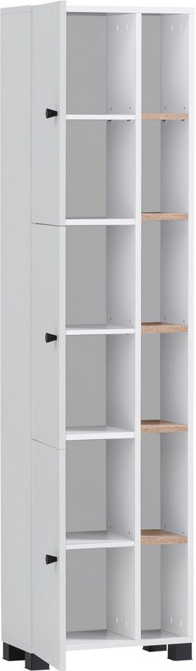welltime Hochschrank Lugo, Hochschrank, Made in Germany, B: 45 cm Solide Verarbeitung - Dieses Produkt ist in Deutschland gefertigt – Bild 3 von 5