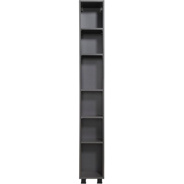 welltime Hochschrank Trento, Badmöbel, Badregal, Regal, Breite 25 cm Standregal, Badezimmer-Regal, für viel Stauraum