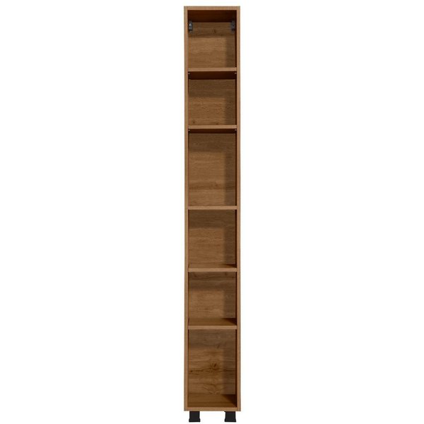 welltime Hochschrank Trento, Badmöbel, Badregal, Regal, Breite 25 cm Standregal, Badezimmer-Regal, für viel Stauraum