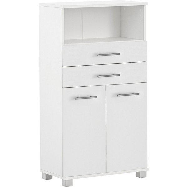 welltime Midischrank 2 Türen, Metallbeschläge