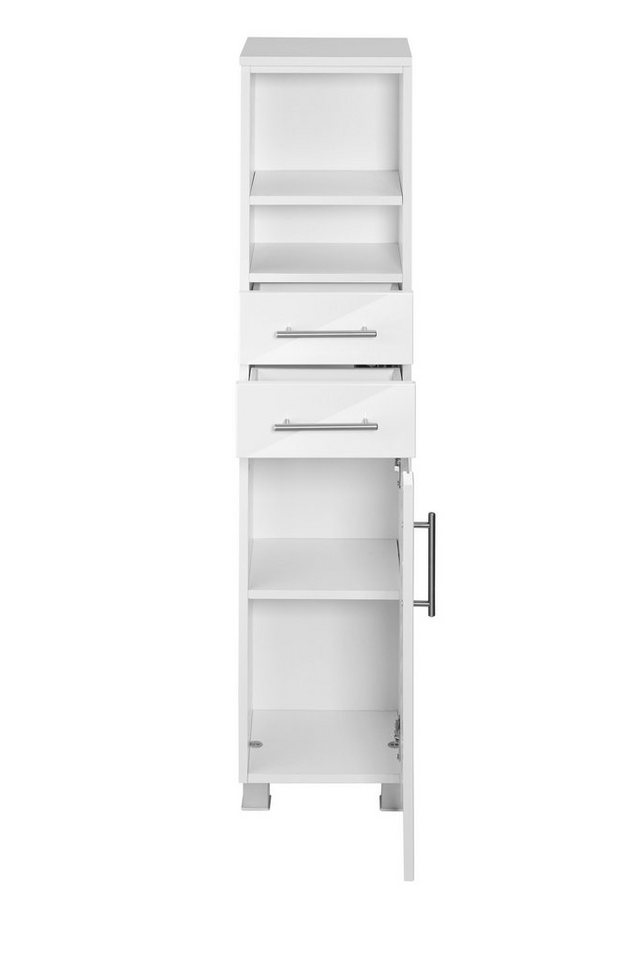 welltime Midischrank Jaca Breite 30 cm, mit MDF Hochglanz-Fronten – Bild 3 von 5