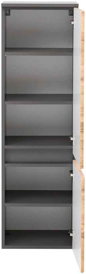 welltime Midischrank Kaunas 40 cm breit, Soft-Close-Funktion – Bild 3 von 5
