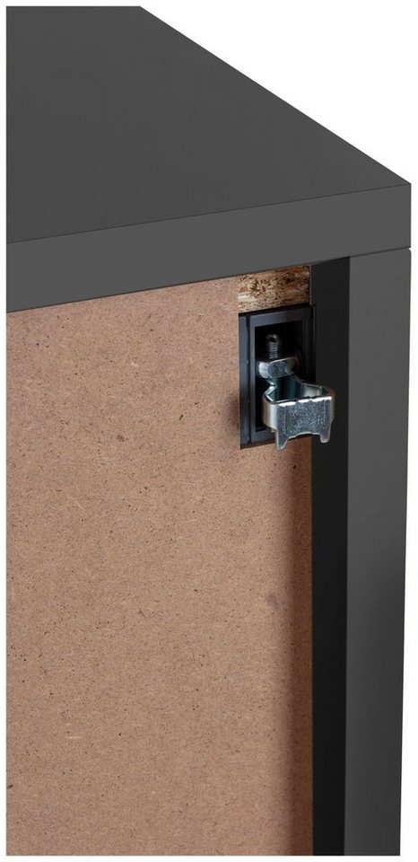 welltime Midischrank Trento, verschiedene Ausführungen und Farben Badmöbel, Badschrank, 60 cm breit, 2 Türen, viel Stauraum – Bild 5 von 5
