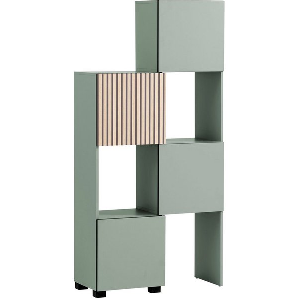 welltime Schieberegal Alexa, Schieberegal, Made in Germany, B: 42 - 70 cm, Solide Verarbeitung - Dieses Produkt ist in Deutschland gefertigt