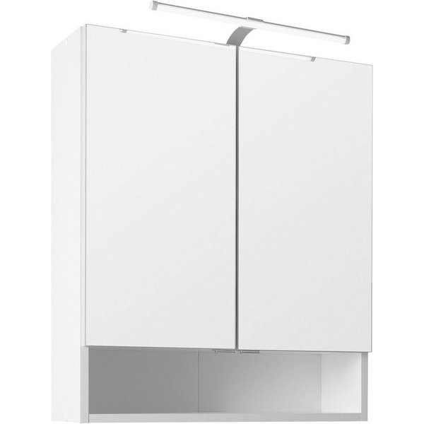 welltime Spiegelschrank 60 Breite 60 cm, mit Schalter und Steckdose