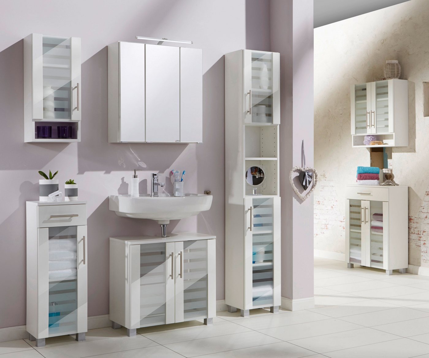 welltime Spiegelschrank Jaca Breite 60 cm, mit 3D Spiegelschrank – Bild 2 von 5
