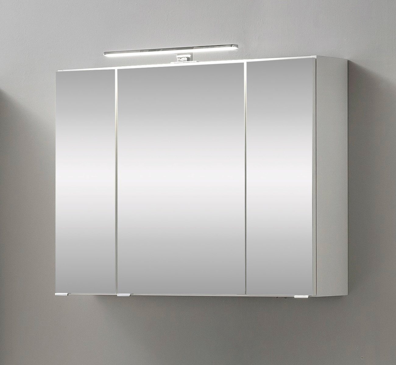 welltime Spiegelschrank Kaunas 80 cm breit, Soft-Close-Funktion – Bild 2 von 5