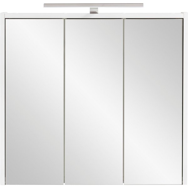 welltime Spiegelschrank List, Spiegelschrank, Made in Germany, B: 65 cm Solide Verarbeitung - Dieses Produkt ist in Deutschland gefertigt