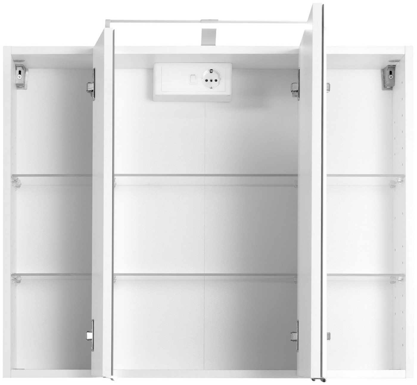 welltime Spiegelschrank Texas Breite 80 cm, mit LED-Aufbauleuchte – Bild 2 von 3
