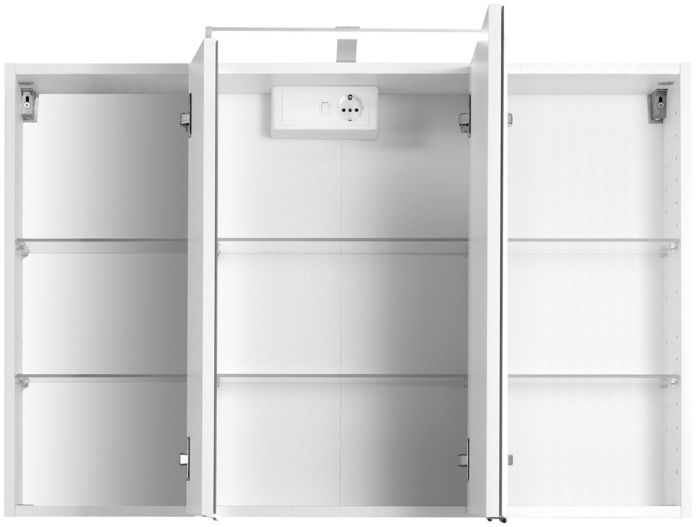 welltime Spiegelschrank Texas Breite 90 cm, mit LED-Beleuchtung – Bild 2 von 4