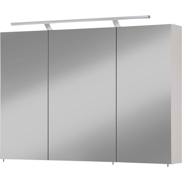 welltime Spiegelschrank Torino, Spiegelschrank, Made in Germany, B: 100 cm Solide Verarbeitung - Dieses Produkt ist in Deutschland gefertigt