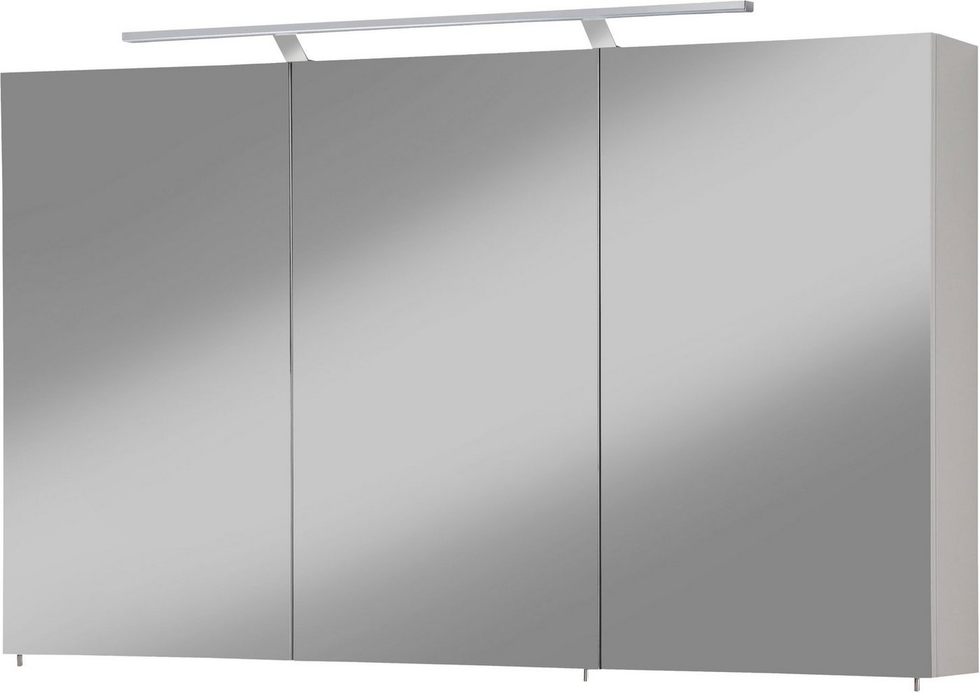 welltime Spiegelschrank Torino, Spiegelschrank, Made in Germany, B: 120 cm Solide Verarbeitung - Dieses Produkt ist in Deutschland gefertigt – Bild 2 von 5