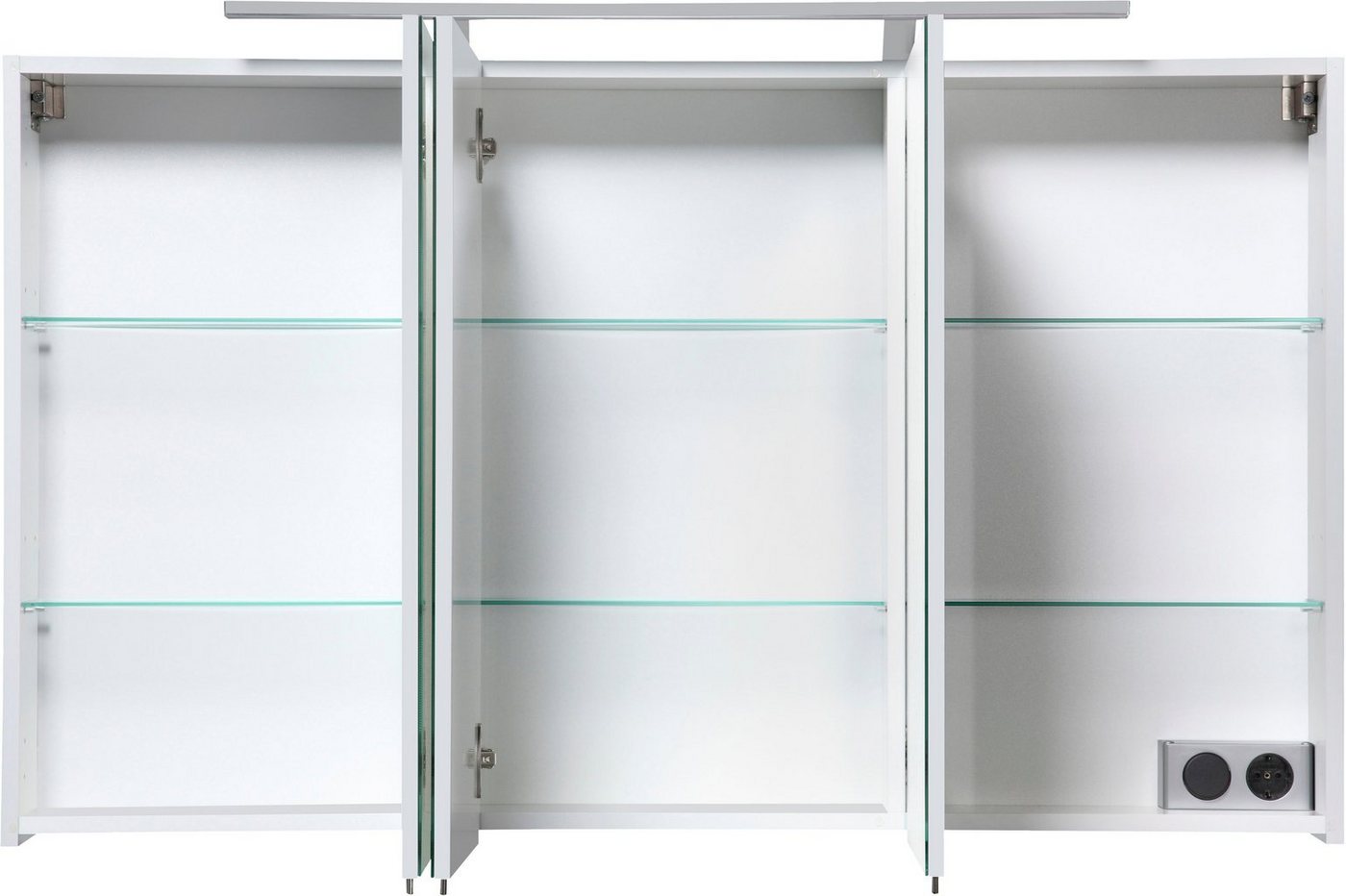 welltime Spiegelschrank Torino, Spiegelschrank, Made in Germany, B: 120 cm Solide Verarbeitung - Dieses Produkt ist in Deutschland gefertigt – Bild 3 von 5
